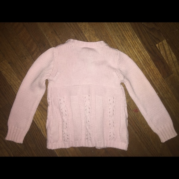 Cherokee Sweater Cable Knit kid’s pink size 3T - Picture 2 of 3